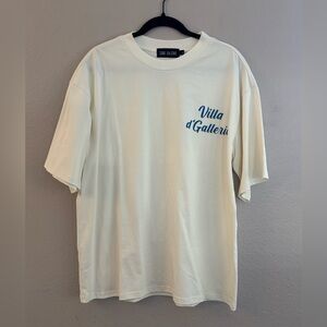 NWOT Villa d'Galleria Men T-Shirt in Bone White by the brand Core Galerie Sz Lg